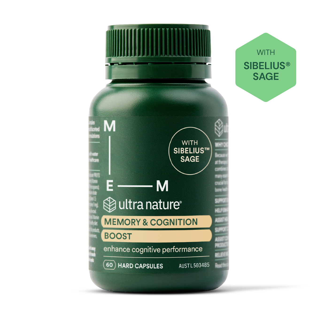 Ultra Nature Memory & Cognition Boost 60 Caps