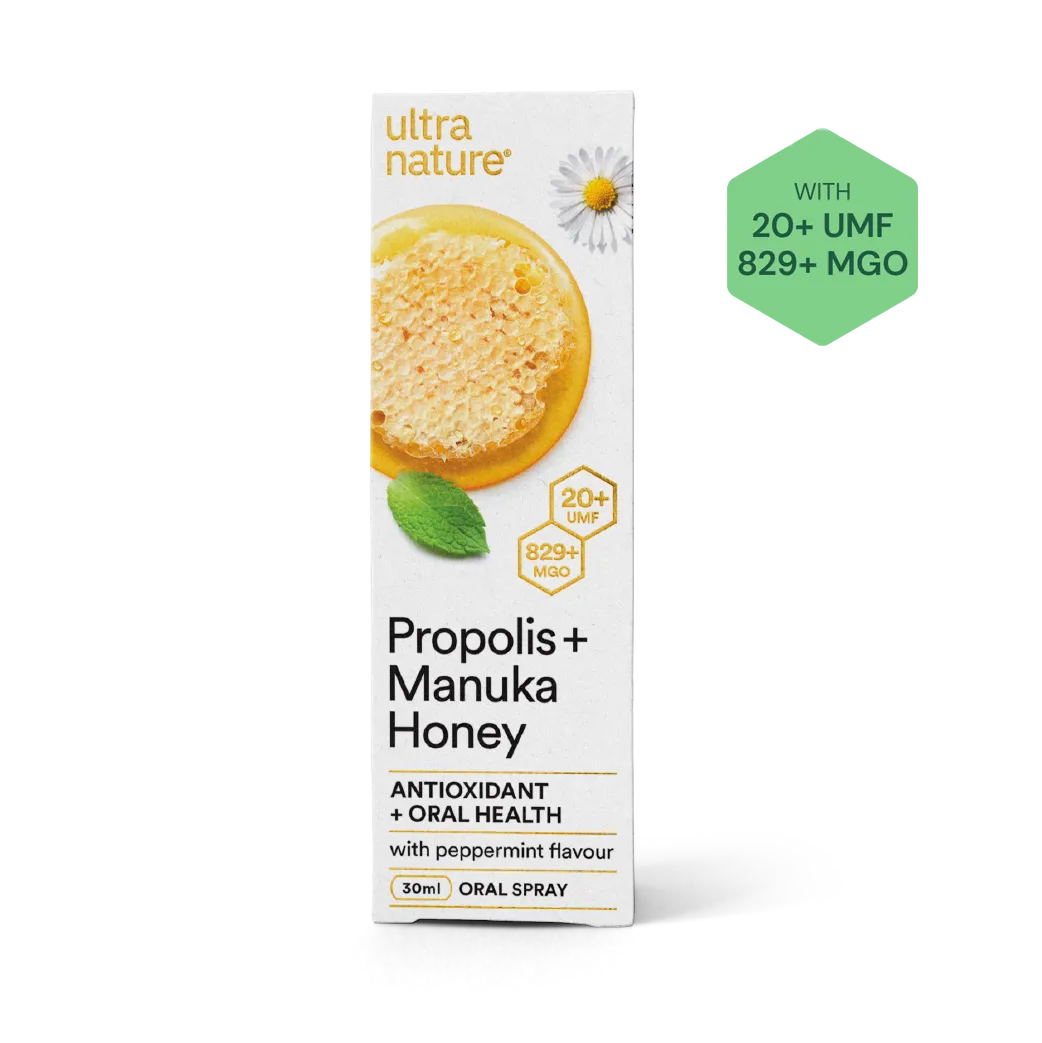 Ultra Nature Propolis & Manuka Honey Oral Spray 30ml