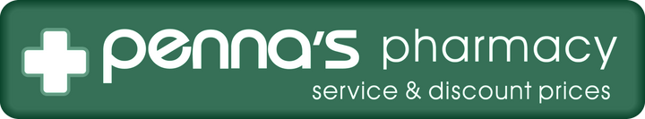 Penna's Pharmacy logo with a green background